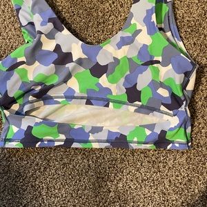 Aerie sports bra like new cute cut out back